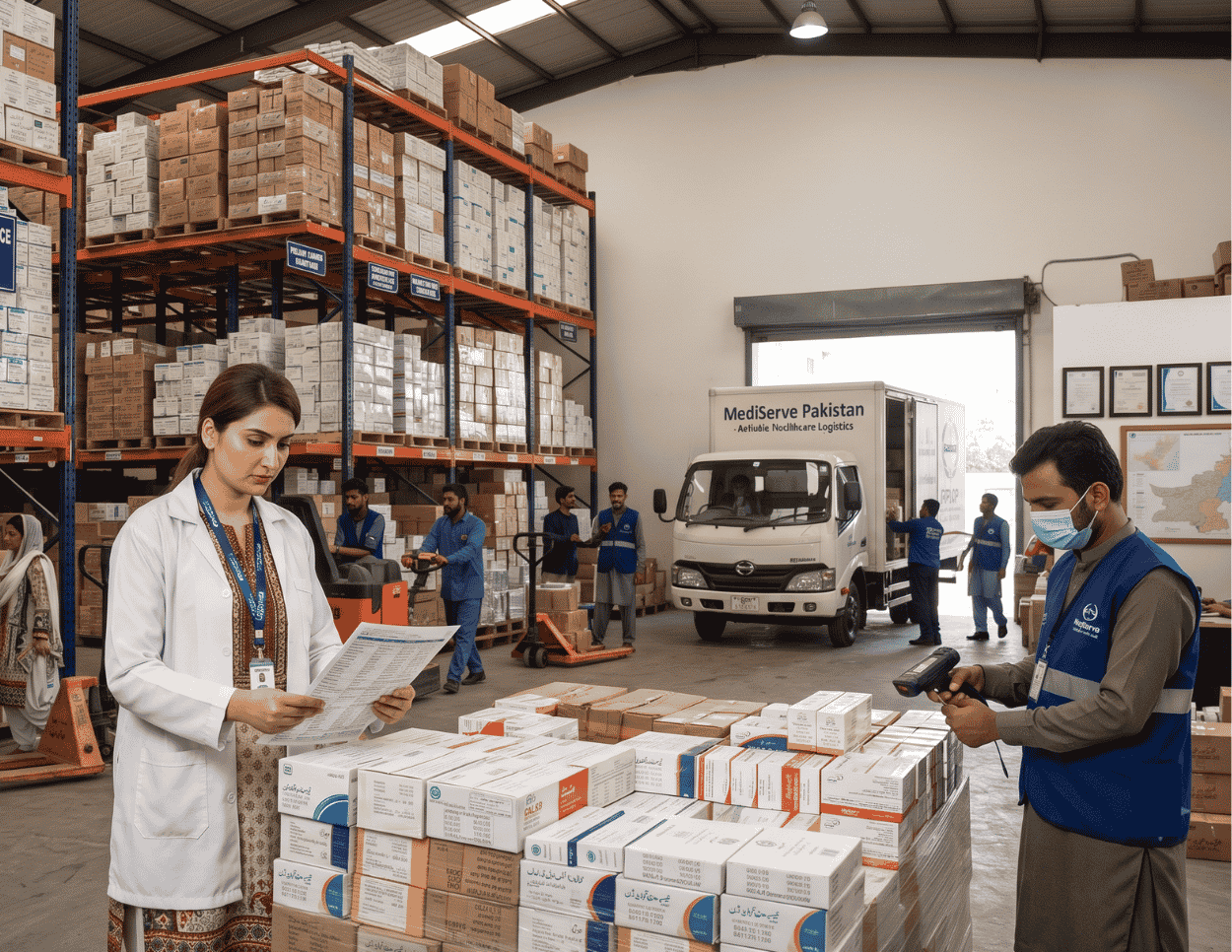 DPI professional medicine supply and healthcare distribution operations in Pakistan
